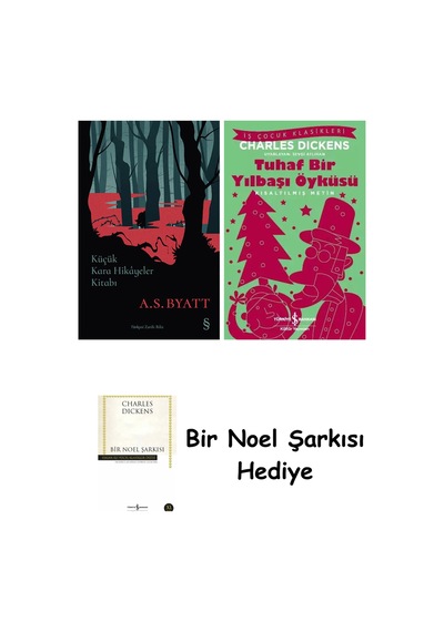 Küçük Kara Hikâyeler Kitabı + Tuhaf Bir Yılbaşı Öyküsü + Bir Noel Şarkısı