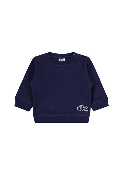 Civil Baby Cvl Nakışlı 6-18 Ay Takım - Lacivert