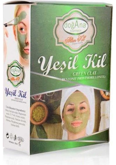 Yeşil Kil Öğütülmüş Doğal Saf Naturel 250 gr