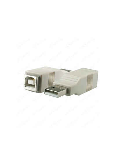USB 2.0 A Erkek to USB-B Dişi Dönüştürücü Adaptör