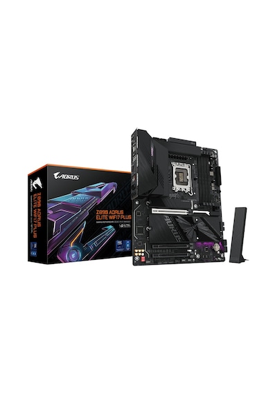Gigabyte Z890 Aorus Elıte Wıfı7 Plus 1851 Ddr5 9466+ Oc Mhz Atx Aaaa18gıg0006