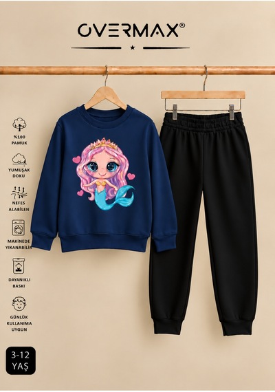 Overmax Deniz Kızı Baskılı Kapüşonsuz Sweatshirt Eşofman Takımı 3-12 Yaş Lacivert Üst-siyah Alt - 921001102 Lacivert Üst-siyah Alt Overmax Deniz Kızı Baskılı Kapüşonsuz Sweatshirt Eşofman Takımı 3-12 Yaş Lacivert Üst-siyah Alt - 921001102 Lacivert Üst-siyah Alt