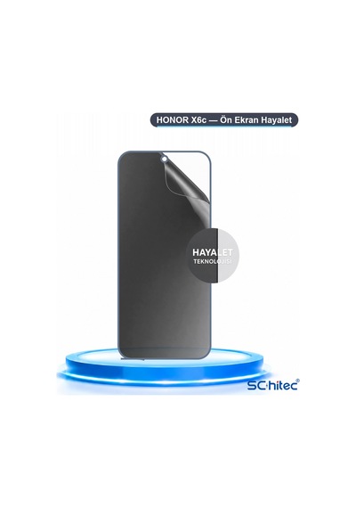Honor X6c Uyumlu Ön Yüzey Hayalet Privacy Hidrojel Ekran Koruyucu