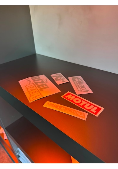 5 Li Oto Sticker Seti Motul 0