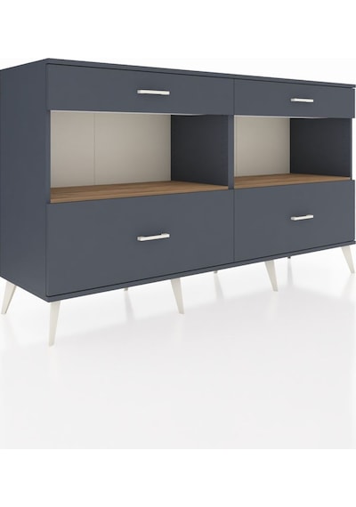 Hyperion Konsol 2 Raflı 4 Çekmeceli 176x44x99 Antrasit-çam/antra Antrasit-çam/antrasit Hyperion Konsol 2 Raflı 4 Çekmeceli 176x44x99 Antrasit-çam/antra Antrasit-çam/antrasit