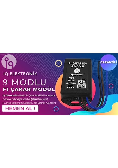 Iq F1 Çakar Stop Modülü 9 Modlu N11.7115