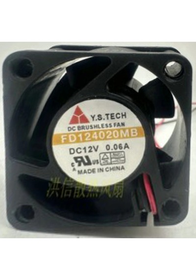 Ys Tech 40x40x20mm 12v 0,06a 2 Kablo Fan Dfd124020mb