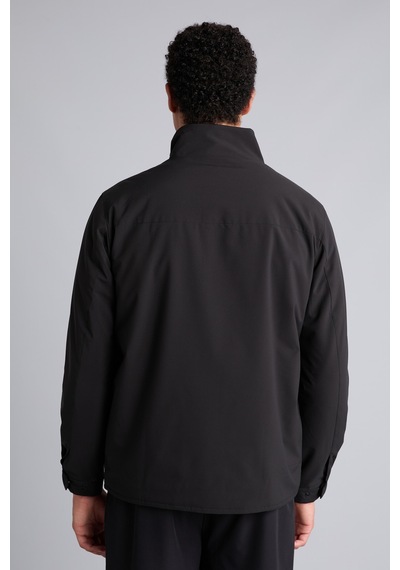 Defacto Regular Fit Rüzgar Geçirmez Su İtici Dik Yaka Çok Cepli Mont H1892ax26aubk81 Siyah-bk81