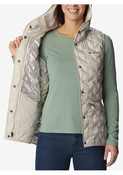 Columbia Columbıa Wk8716 Delta Rıdge Iı Down Hooded Vest Beyaz
