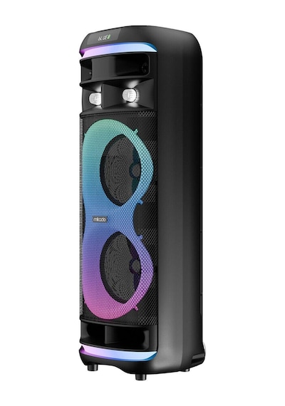 Md-64bt 60w 1 Adet Kablosuz Mikrofonlu Usb+tf+tws+aux+bt Destekli Siyah Ses Sistemi-132118