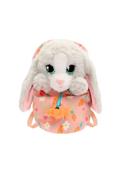 Baw02000 Sesli Tavşan 20 Cm Peluş Gri