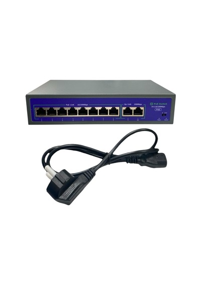 Novacom Nvc-hıf0820fbl-c 8+2 Port 10/100mbps Uplink Aı Poe Switch