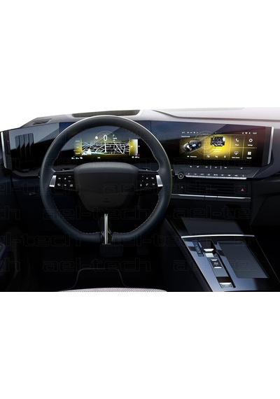 Opel Astra Uyumlu Pure Panel Pro 9h Nano Ekran Koruyucu 3'lü Set