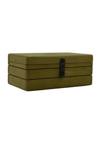 Ahşap Asma Kilitli Kutu Tipbox Bahşiş Kutusu 25cm X 14cm