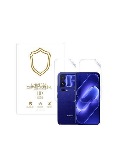 Microcase Xiaomi 18 Pro Max İle Uyumlu Full Tpu Nano Ön Arka Ekran Koruma Filmi - Ekm103