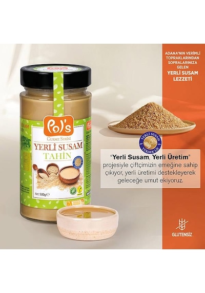 Pol's Gurme Yerli Susam Serisi Tahin 500 G