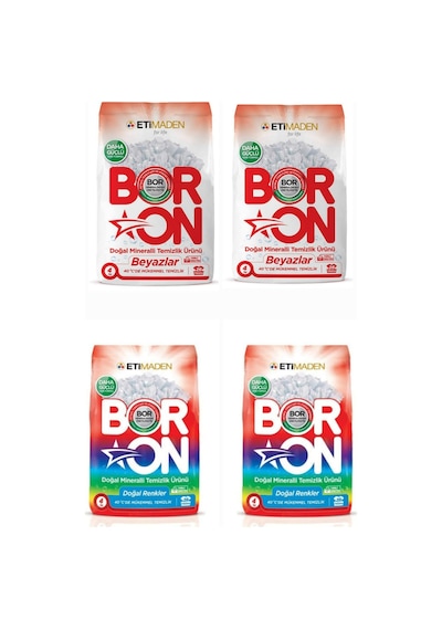 Boron Doğal Mineralli Çamaşır Deterjanı Renkli Ve Beyazlar İçin 104 Yıkama