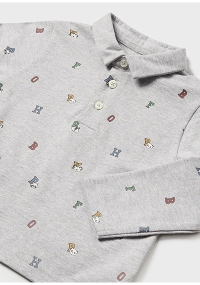 United Colors Of Benetton Polo-uzun Kol Balıkcıyaka Gri