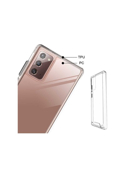 Samsung Uyumlu Galaxy Note 20 Kilif Seffaf Sararmaz Gard Silikon 367522968
