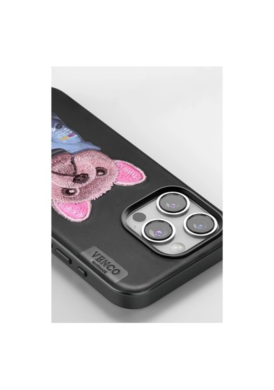 Venco Apple İphone 14 Pro Max Cute Desenli Kapak - Siyah 0.2M-Çok Renkli