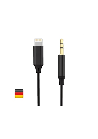 Woyax By Deji Apple iPhone Uyumlu Lightning Stereo 3.5 MM Aux Ses Kablosu 1.2 M