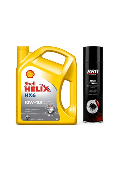 Shell Helix Hx6 Motor Yağı 10w-40 4 Litre + Balata Spreyi 500 ML