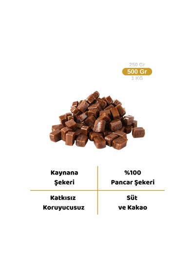 Kaynana Şekeri Sütlü Ve Kakaolu Akide Şekeri 500 Gr
