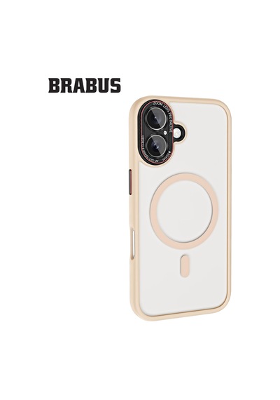 Apple Uyumlu iPhone 16 Anti-shock Magsafe Kamera Lens Korumalı Buzlu Kenarları Yumuşak Sonic Silikon Kılıf Desert Apple Uyumlu iPhone 16 Anti-shock Magsafe Kamera Lens Korumalı Buzlu Kenarları Yumuşak Sonic Silikon Kılıf Desert