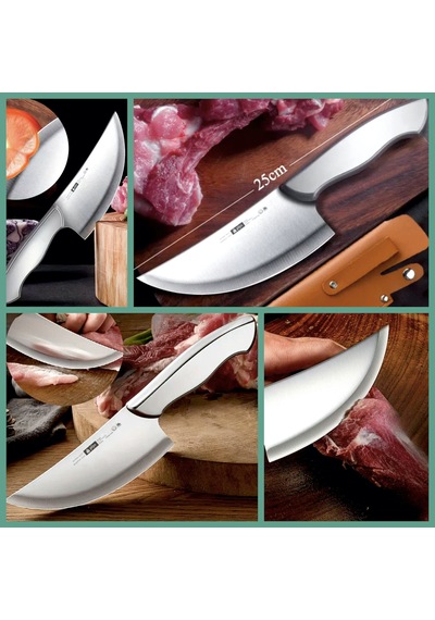 Omeniv 25cm Şef Bıçağı Kılıflı Et Balık Salata Outdoor
