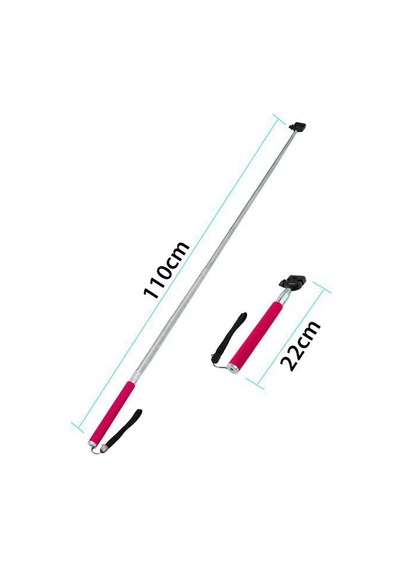Sanger Sg-01 Selfie Çubuğu Monopod Pembe Siyah