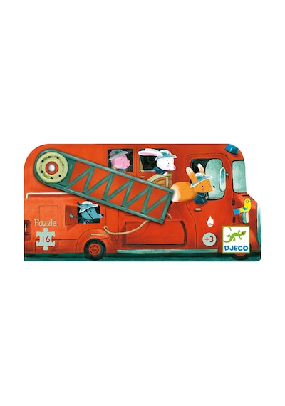 Dekoratif Puzzle 16 Parça The Fire Truck Dj0 Standart