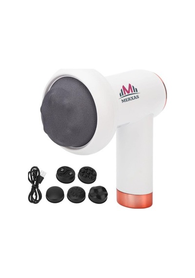 Merxas Sl-630 Shıatsu Masaj Teknigi Şarj Edilebilir 6 Seviye Kablosuz Titreşimli Masaj Aleti Pro Seri Sl-630 Renkli