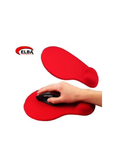 Elba K06152 Bileklikli Jel Mouse Pad Kırmızı Diğer