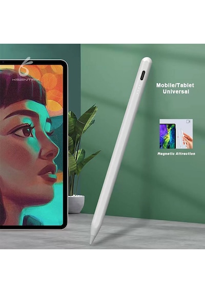 Tuva Teknoloji Pencil 16 Active Stylus Apple Uyumlu iPad  Dokunmatik Kalem-beyaz
