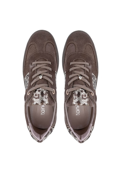 Tamer Tanca Kadın Hakiki Deri Kahverengi Sneakers & Spor Ayakkabı 849 210702 Bn Ayk Sk25-26 Sugero Suet/altın Yln Kahverengi