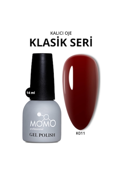 Momo Professional Kalıcı Oje K011 Vişne Bordo 14 Ml