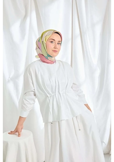 Silk Home %100 Twill İpek Eşarp S543 Mint Yeşili