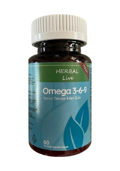 Herbal Live Omega 3 6 9 İçeren Takviye Edici Gıda