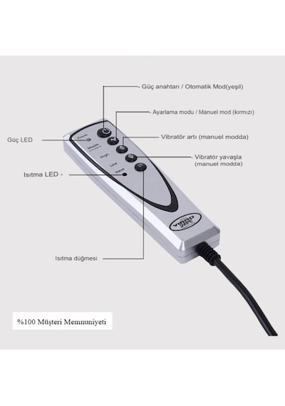 Vibro Shape Masaj Cihazı Çift Motorlu Isıtmalı Isıtmalı Titreşimli Kemeri Diğer