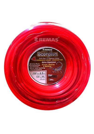 Scorpion Akrep Misina 3.3mm 41m Kırmızı 3 Köşe