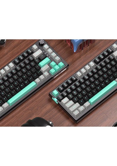 Magegee Sky81 83 Tuş Kablolu Rgb Hot-swap Gasket Gri-siyah Gaming Klavye