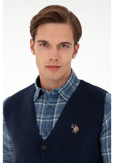 U.s. Polo Assn. Erkek Lacivert Hırka Triko 50292677-vr033 Lacivert