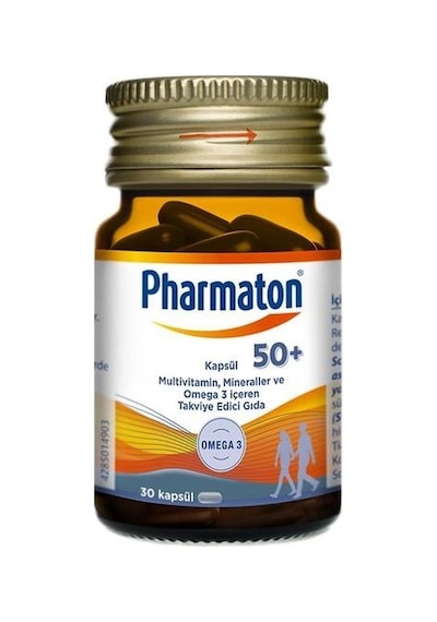 Pharmaton 50 Plus Omega 3 Içerikli 30 Kapsül