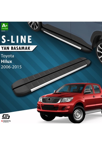 S-Dizayn Toyota Hilux 7 S-Line Aluminyum Yan Basamak 203 Cm 2006-