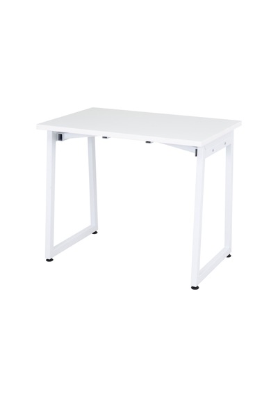 Vilinze Biga Sabit Mdf Metal Ayak Çalışma Ofis Masası - 60x90 Cm Beyaz