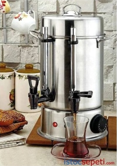 Armağan Çaymatik 80 Bardak Çelik Termostatlı Semaver Inox