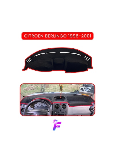 Cıtroen Berlingo 1996-2001 Uyumlu Torpido Örtüsü Çatlama Ve Isıya Karşı Tam Koruma Ta39