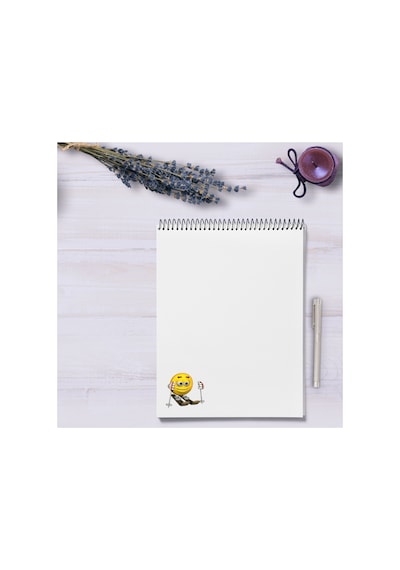 55 Adet Sarı Komik Emoji Sticker Seti - Etiket Seti Scrapbook Bullet Journal