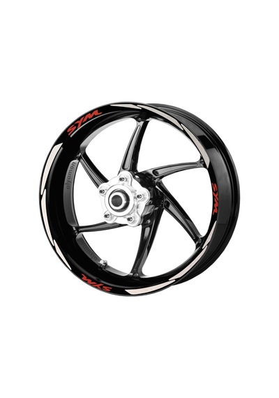 Deeb Sym Jant Şeridi Reflektif Beyaz Kırmızı Model S N11.33836