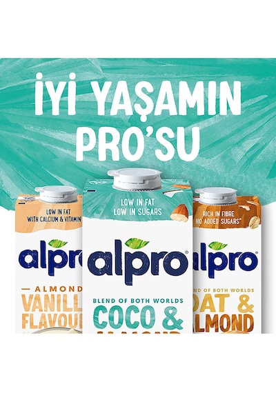 Alpro Hindistan Cevizi Badem Sütü 1 L